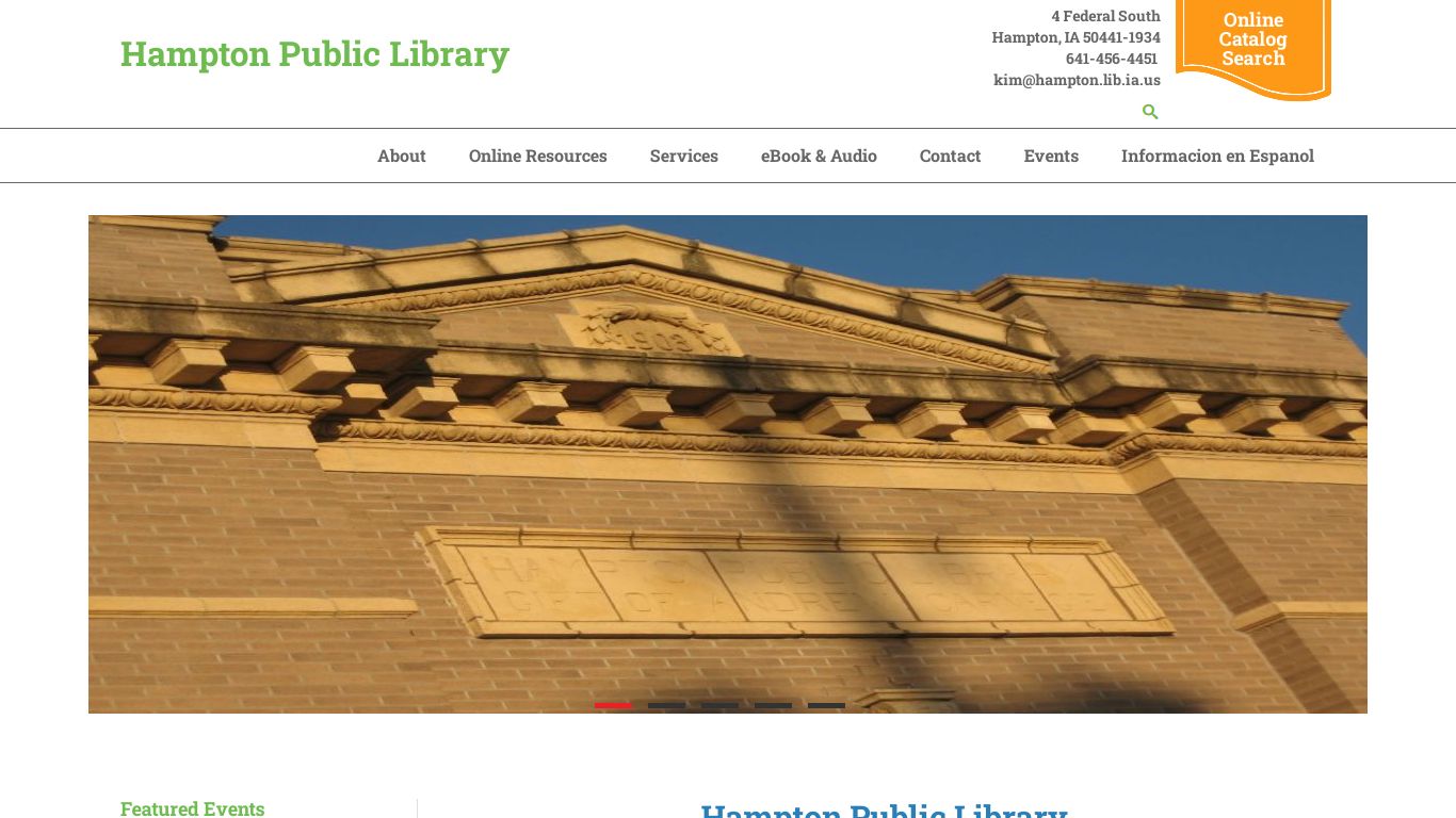 Hampton Public Library :: Hampton Public Library