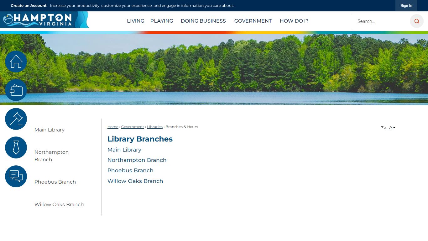 Library Branches | Hampton, VA - Official Website